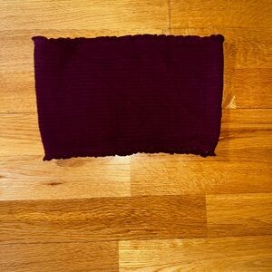 PINK Victoria's Secret Maroon Tube Top